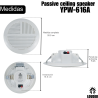 YPW-616A Bocina Plafon 5 Pulgadas Sonido Ambiental Con Transformador