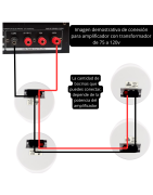 YPW-710 Bocina Plafon 3 Pulgadas Tranformador 70/100 V Ambiental