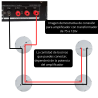 YPW-604 Bocina Plafon Sonido Ambiental Para Techo 6 Pulgadas 100v