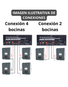 YSK-0104BK Bafle Ambiental Bocina Sonido Ambiental Exterior Interio