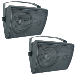 YSK-0204BK Par Bocinas Sonido Ambiental Bafles Ambientales Exterior Bar