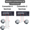 YPN-60 Par Bocinas Plafon Sonido Ambiental Dos Vias 6.5 Pulgaadas