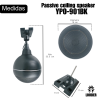 YPO-901BK Bocina Techo 5 Pulgadas Ambiental Transformador 70-100v