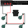 YPO-901GR Bocina Techo 5 Pulgadas Ambiental Transformador 70-100v
