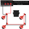 YPO-901RED Bocina Techo 5 Pulgadas Ambiental Transformador 70-100v
