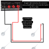 YPO-900WH Bocina Techo Linea 70-100v 5 Pulgadas Ambiental Colgante