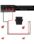 YPO-900RED Bocina Techo Colgante 5 Pulgadas Ambiental Linea 70-100v