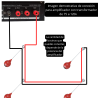 YPO-900RED Bocina Techo Colgante 5 Pulgadas Ambiental Linea 70-100v