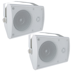 YSK-0204WH Par Bocinas Interior Sonido Ambiental Bafles Ambientales