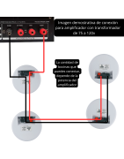 YPW-711 Bocina Plafon Tranformador 100 V 3 Pulgadas Sonido Ambiental