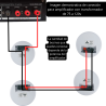 YPW-711 Bocina Plafon Tranformador 100 V 3 Pulgadas Sonido Ambiental