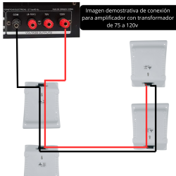 YPW-611 Bocina Pared Sonido Ambiental 6 Pulgadas Linea 100v