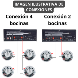 YPN-50 Bocinas Plafon Dos Vias 5.25 Pulgadas Sonido Ambiental