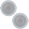 YPN-50 Par Bocinas Plafon Sonido Ambiental Dos Vias 5.25 Pulgadas