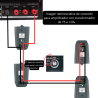 YSK-0204TSBK Bafle Sonido Ambiental C Transformador 4" Interior Exterior