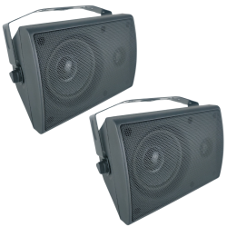 YSK-0204TSBK Par Bafles Sonido Ambiental 4" Exterior Con Transformador