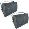YSK-0204TSBK Par Bafles Sonido Ambiental 4" Exterior Con Transformador