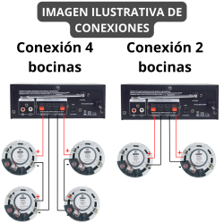 YPN-80 Bocina Plafon Dos Vias 8 Pulgadas Sonido Ambiental