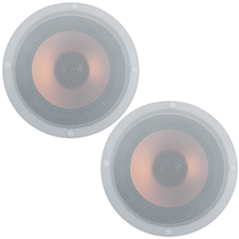 YPN-80 Par Bocinas Plafon 8 Pulgadas Sonido Ambiental Dos Vias YPN-80 Par Bocinas Plafon 8 Pulgadas Sonido Ambiental Dos Vias