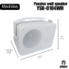 YSK-0104WH Bafle Ambiental Exterior Interior Bocina Sonido Ambiental