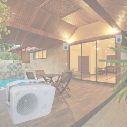 YSK-0104WH Bafle Ambiental Exterior Interior Bocina Sonido Ambiental