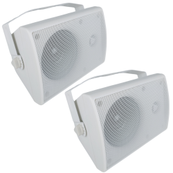YSK-0204TSWH Par Bafle Sonido Ambiental Interior Exterior C Transformador