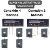 Sonido Ambiental 4 Bafles Ambientales Bocinas Amplifica...