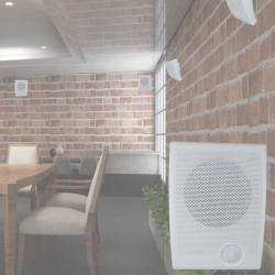 YPW-628 Bocinas Sonido Ambiental 10w/100v De Pared 6 Pulgadas