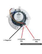 YCS03-6TPar Bocinas C Transformador 100v PlafonAmbiental 6.5 PuLG
