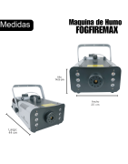 Maquina De Humo 1500w Alámbrica E Inalámbrica 1500w +1l...