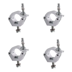 Clamp Hamburgesa Metal 1 1/4 Para Luces Led Dj Estructu...