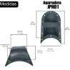 JPH01 Agarraderas Plasticas Para Bafle De 25x15 De Dos Piezas