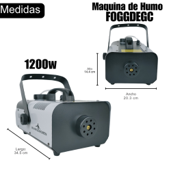 Maquina De Humo 1200 Watts Alambrica Inalambrica + 1l L...