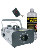 Maquina De Humo 1500w Inalámbrica Leds Rgb Con 1l De Li...
