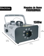 Maquina De Humo 1500w Inalámbrica Leds Rgb Alto Poder F...