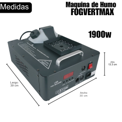 Camara Maquina de humo vertical led inalambrica dmx
