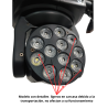 2 Robotica Cabeza Movil 12 Led 5 W Wash Disco Dmx Luces...