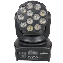 Cabeza Movil Rgbw 12 Led 5 W Wash  Disco Robotica Dmx L...