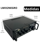 Amplificador Perifoneo Para Sonido Ambiental O Usb/sd