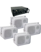 Amplificador Sonido Ambiental 4 Bafles Ambientales Boci...