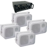 Amplificador Sonido Ambiental 4 Bafles Ambientales Boci...