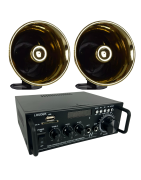 Kit Perifoneo Voceo Amplificador Publidifusion 2 Trompe...
