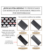 Rejilla bafle lamina perforada acero pintada 120x58cm C...