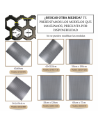 Rejilla bafle lamina perforada acero pintada 120x58cm C...