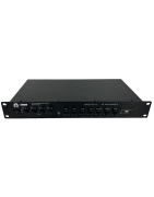 MIX4Z100 Amplificador Ambiental 4 Zonas 25W x Zona – Total 100W RMS  Ideal para restaurantes, cafés, tiendas de ropa y espacios