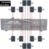 MIX6Z8 Amplificador Ambiental 6 Zonas Estéreo – 100W RMS Total  Optimiza tu sistema de audio en restaurantes, cafés, tiendas y o