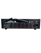 MIX6Z8 Amplificador Ambiental 6 Zonas Estéreo – 100W RMS Total  Optimiza tu sistema de audio en restaurantes, cafés, tiendas y o