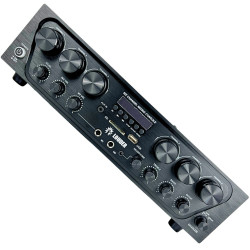 MIX6Z8 Amplificador Ambiental 6 Zonas Estéreo – 100W RMS Total  Optimiza tu sistema de audio en restaurantes, cafés, tiendas y o