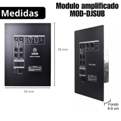 Modulo Amplificador Graves Subwoofer Amplifica 2 Graves...