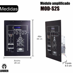 Modulo Amplificado Bluetooth/usb Para Subwoofer 600 Wat...